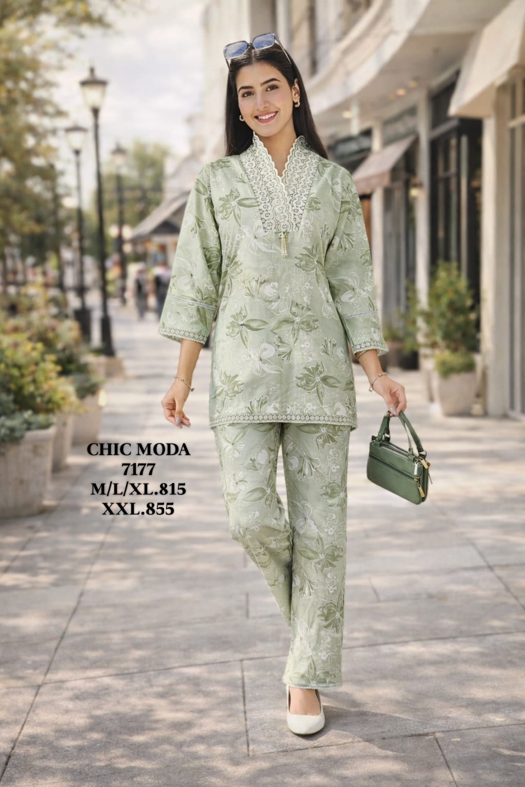 CHIC MODA-NIGHT SUIT-7177