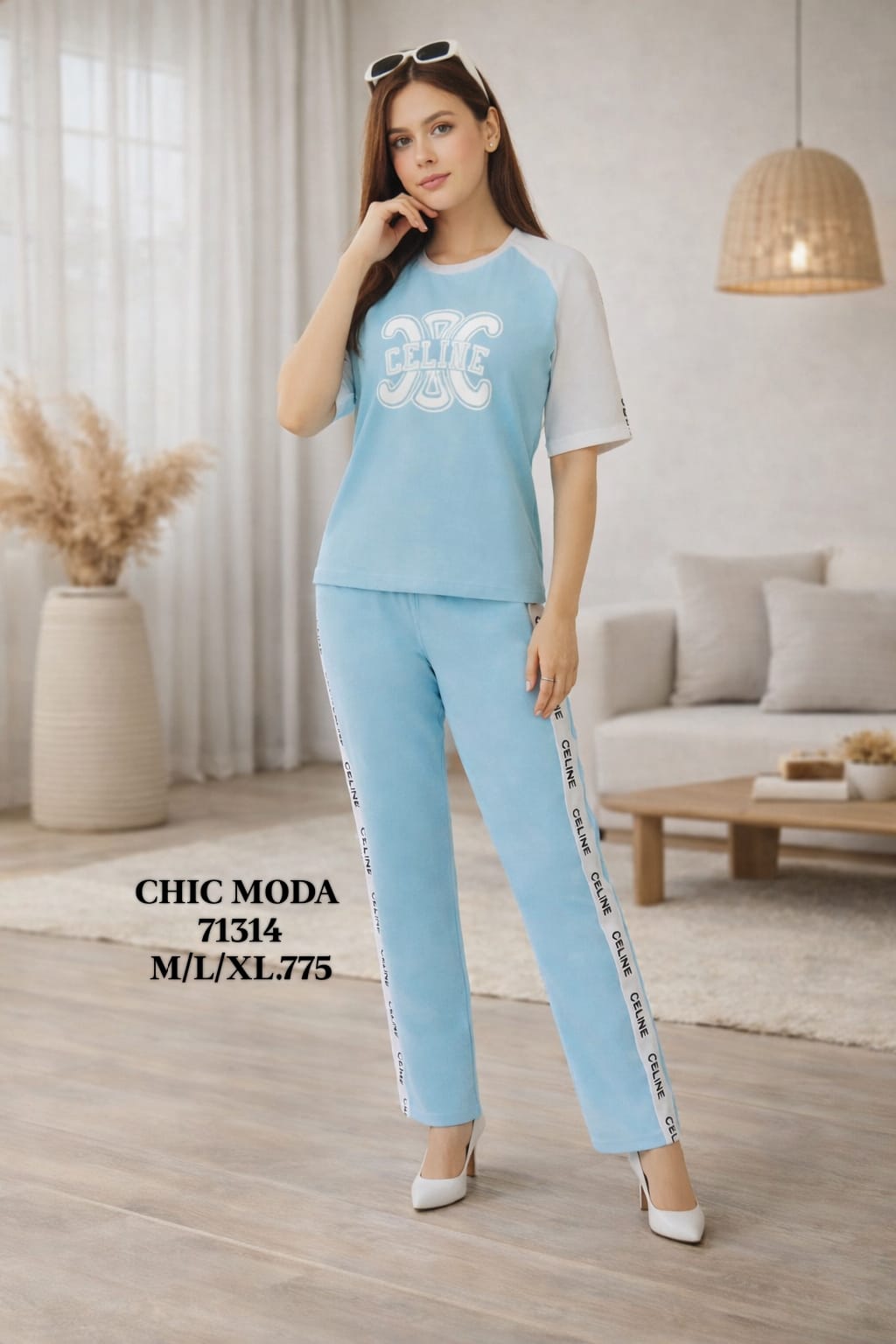 CHIC MODA-NIGHT SUIT-71314
