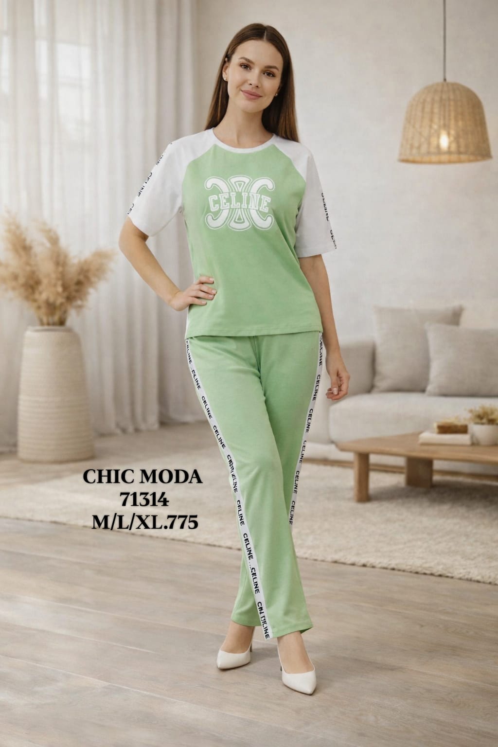 CHIC MODA-NIGHT SUIT-71314