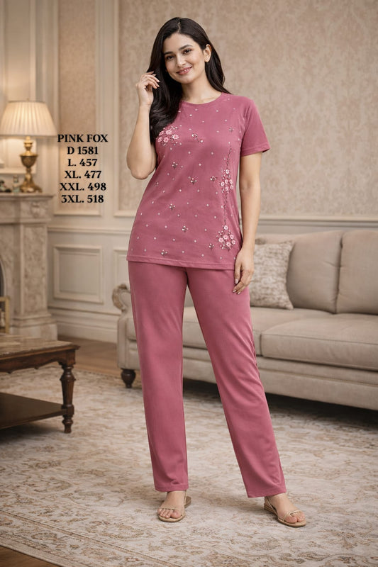 PINK FOX-NIGHT SUIT-1581
