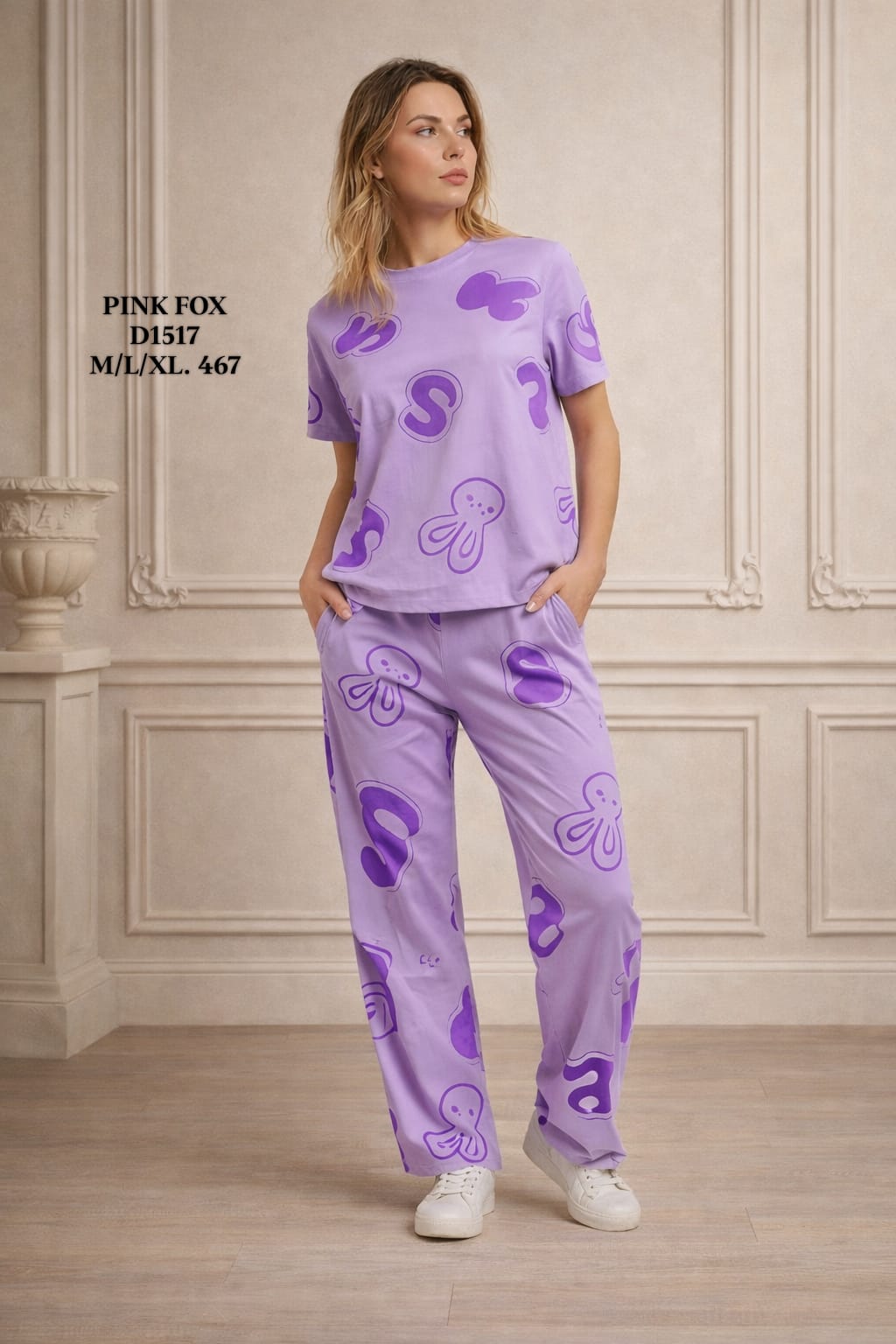 PINK FOX-NIGHT SUIT-1517